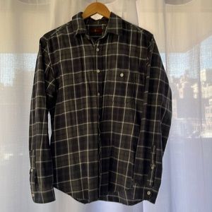Mens plaid button down from 7 For All Mankind, size small